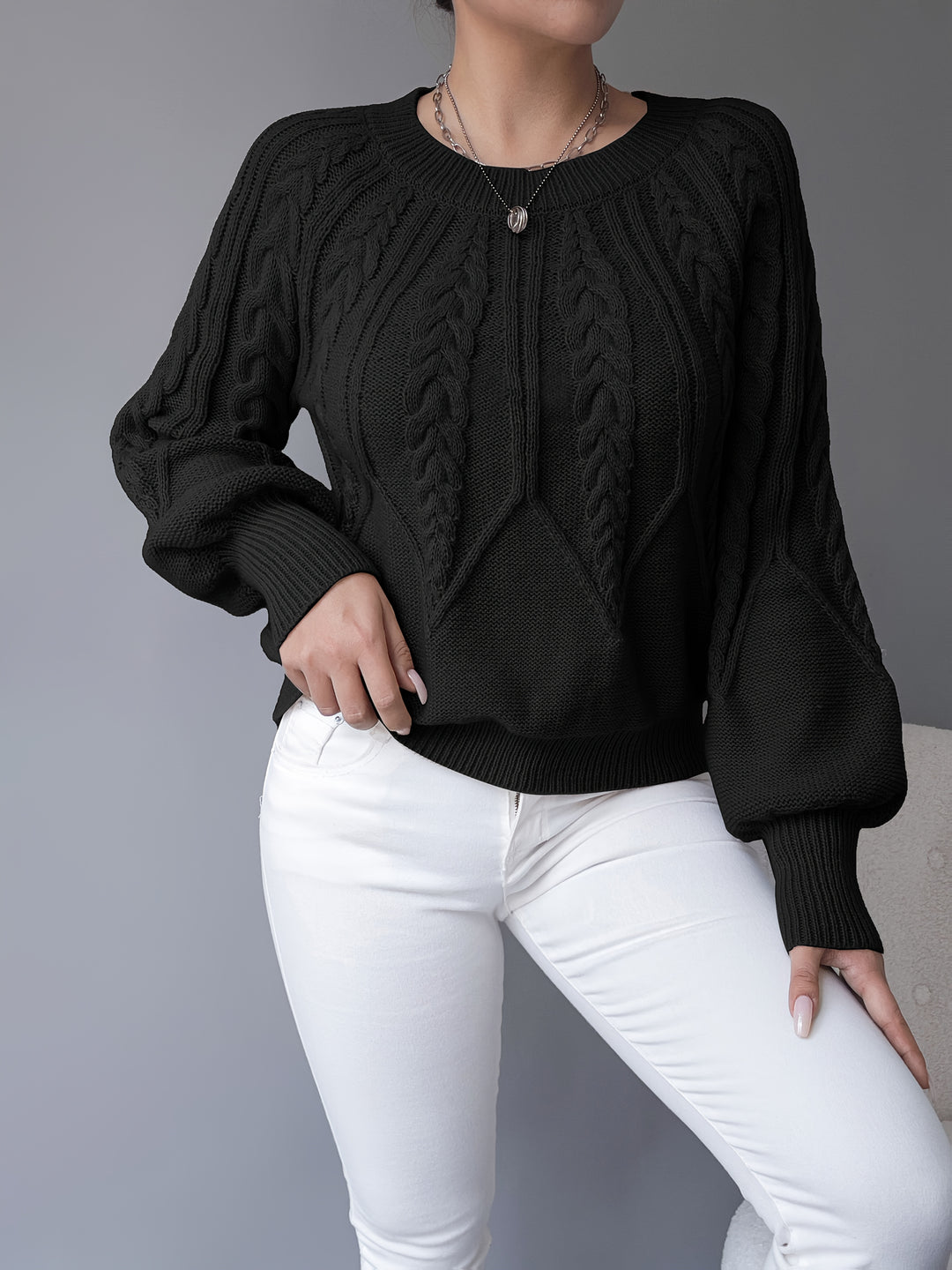 Grace | Chunky Cable-Knit Sweater