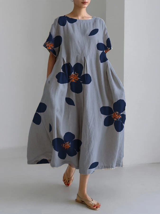 Ramona | Relaxed Floral Midi Dress