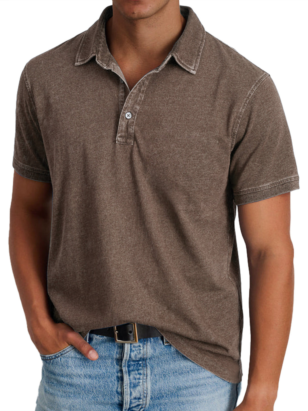Bradley | Vintage-Wash Polo Shirt