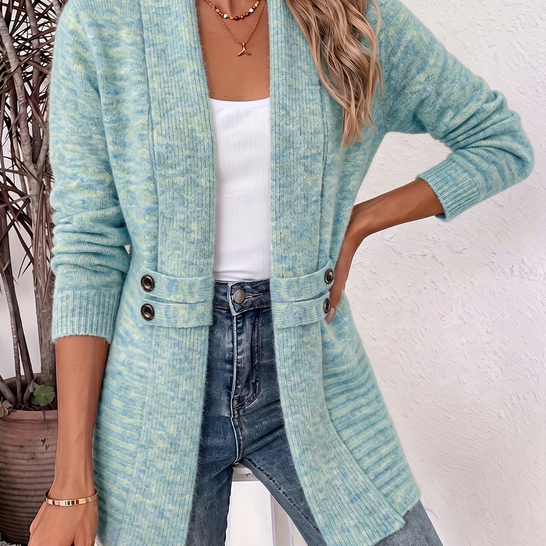 Josie | Belted Open-Front Cardigan