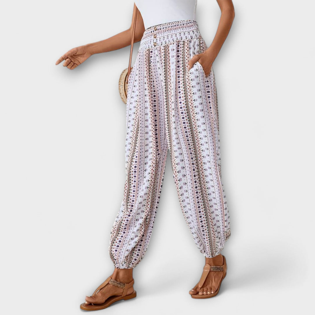 Sandra | Bohemian Wide-Leg Pants