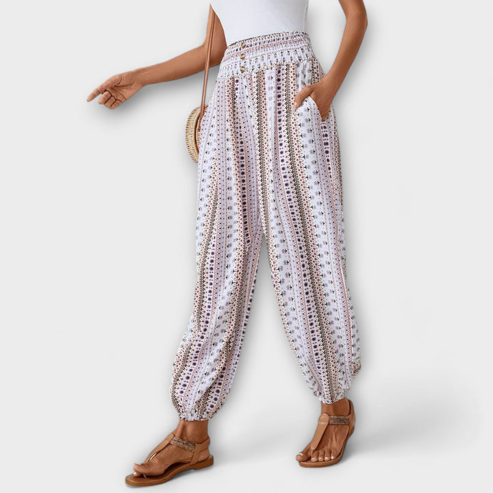 Sandra | Bohemian Wide-Leg Pants