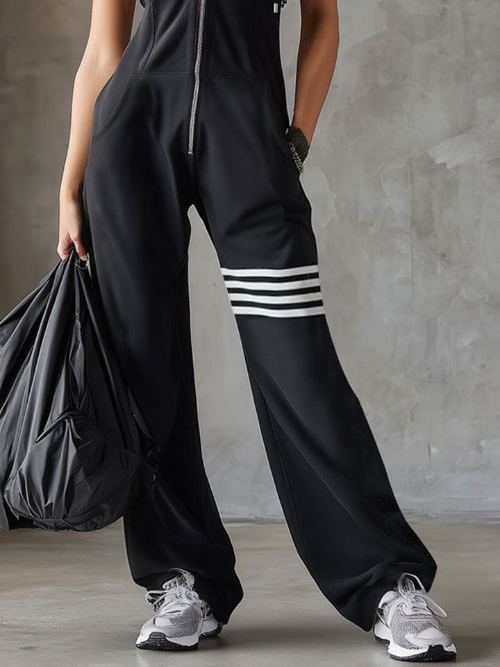 Elena | Hooded Sporty Jumpsuit