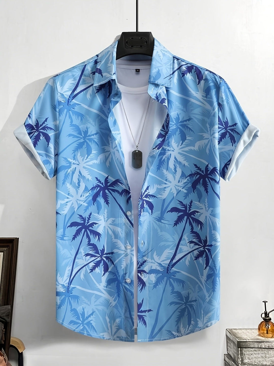 Ellis | Tropical Print Short-Sleeve Shirt
