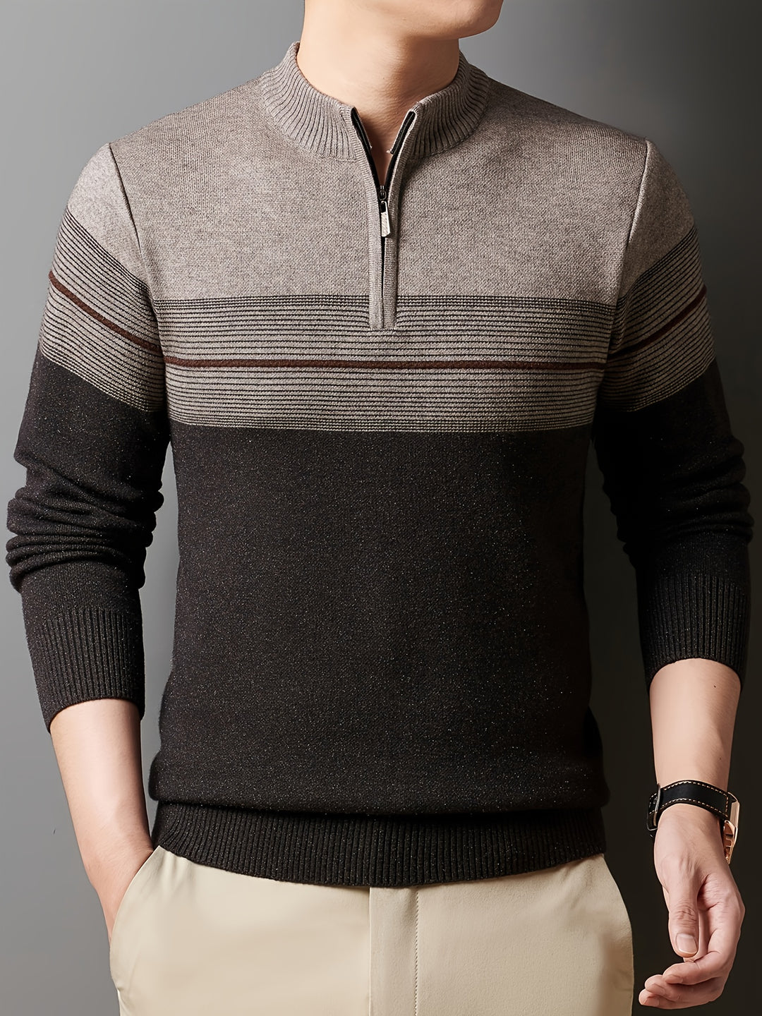 Redmond | Half-Zip Mock Neck Jumper
