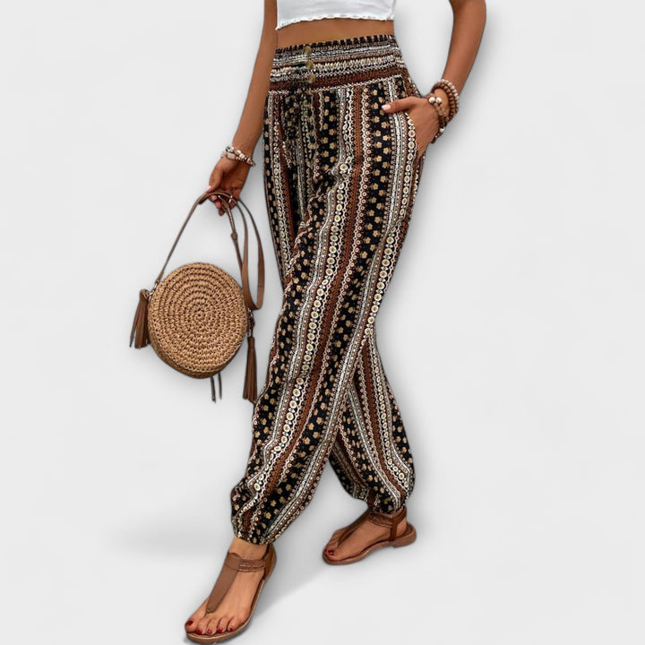Sandra | Bohemian Wide-Leg Pants