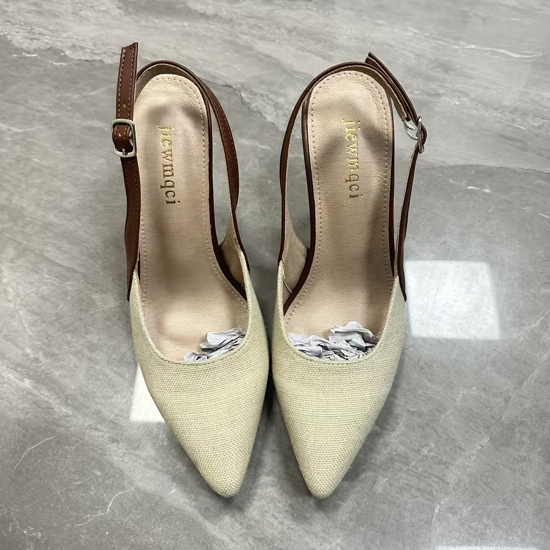Cordelia | Pointed Slingback Heels