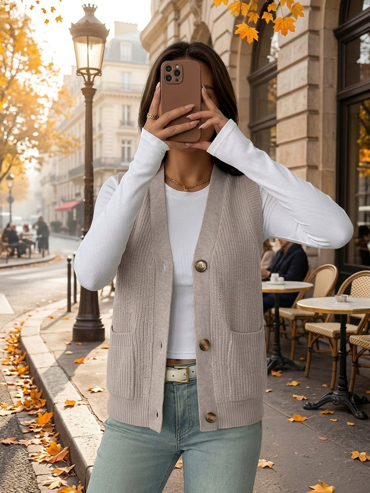 Annette | Button-Front Waistcoat