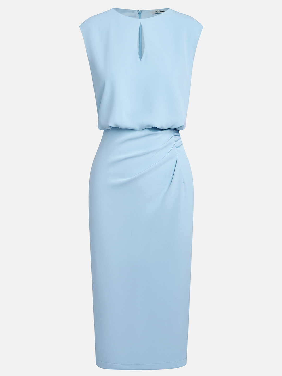 Joanna | Draped Keyhole Dress