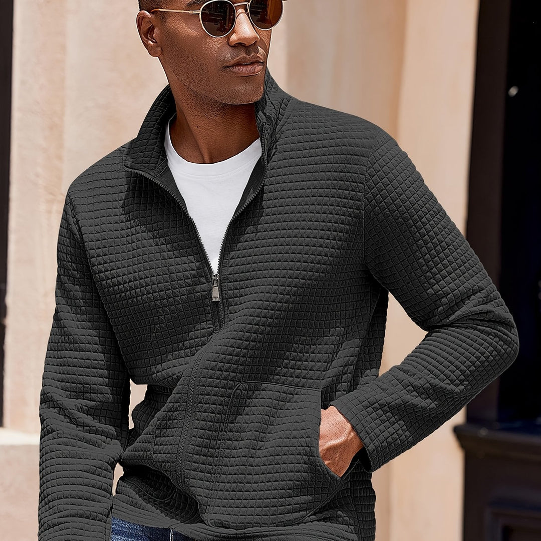 Weston | Textured Zip-Up Jacket
