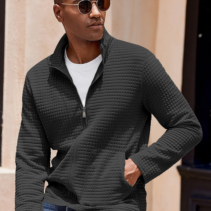Weston | Textured Zip-Up Jacket