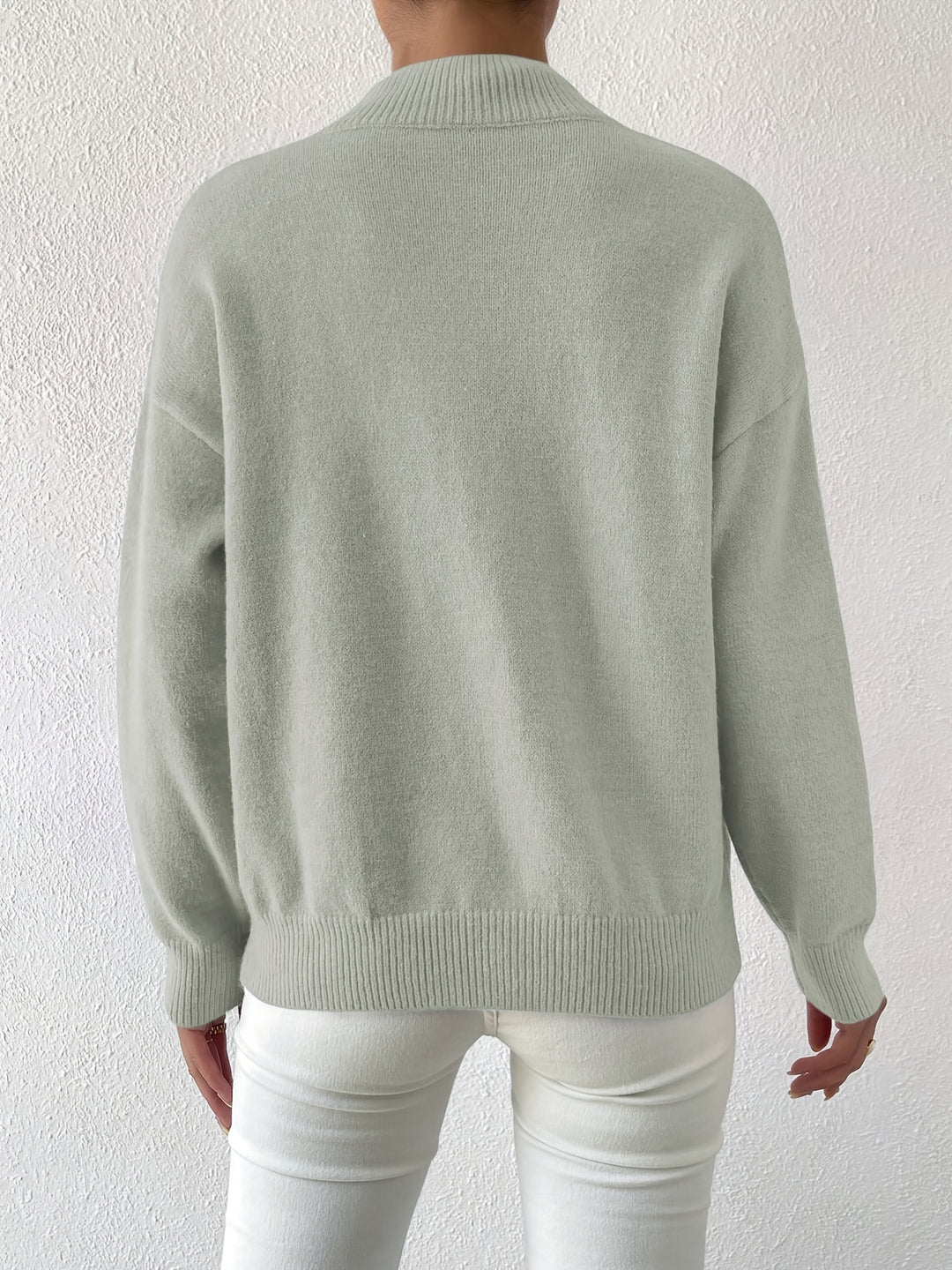 Sloane | Relaxed Mock Neck Jumper