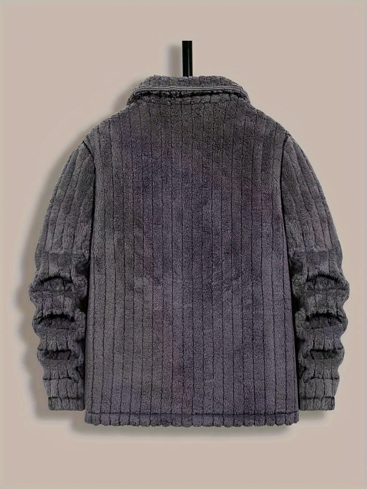 Rhett | Textured Button-Front Jacket