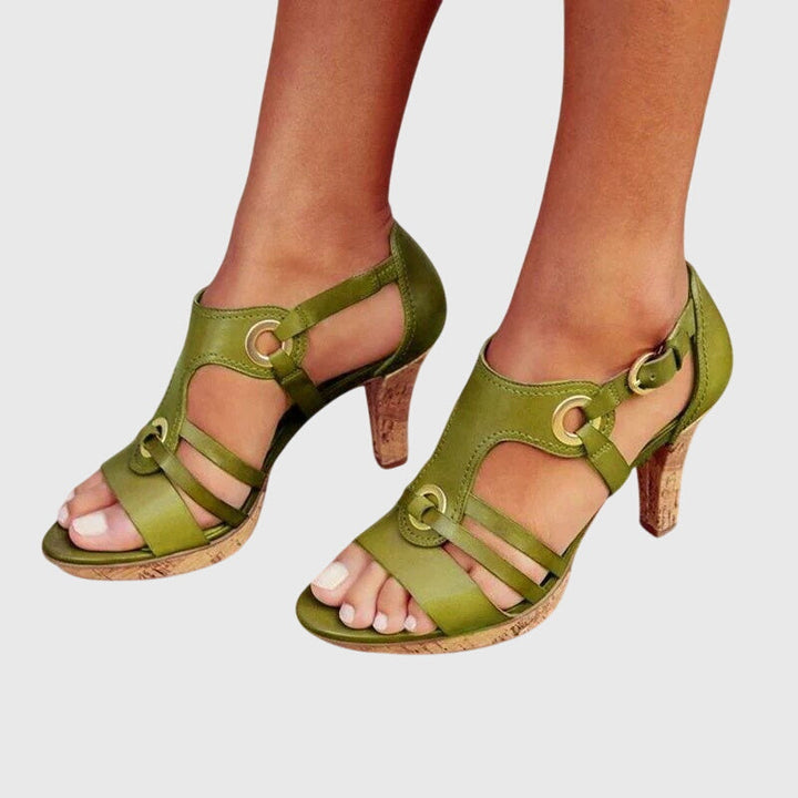 Fiora | Elegant Strappy Heeled Sandals