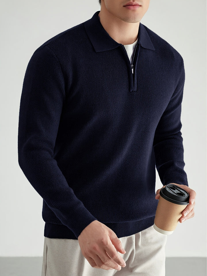 Desmond | Refined Zip-Collar Sweater