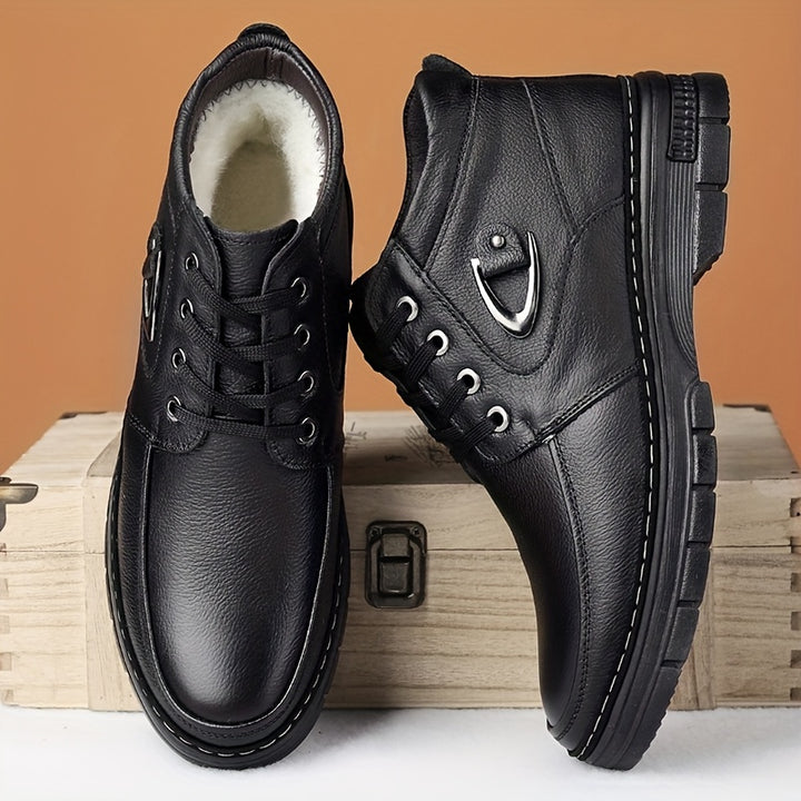 Douglas | Cosy High-Top Lace-Up Boots