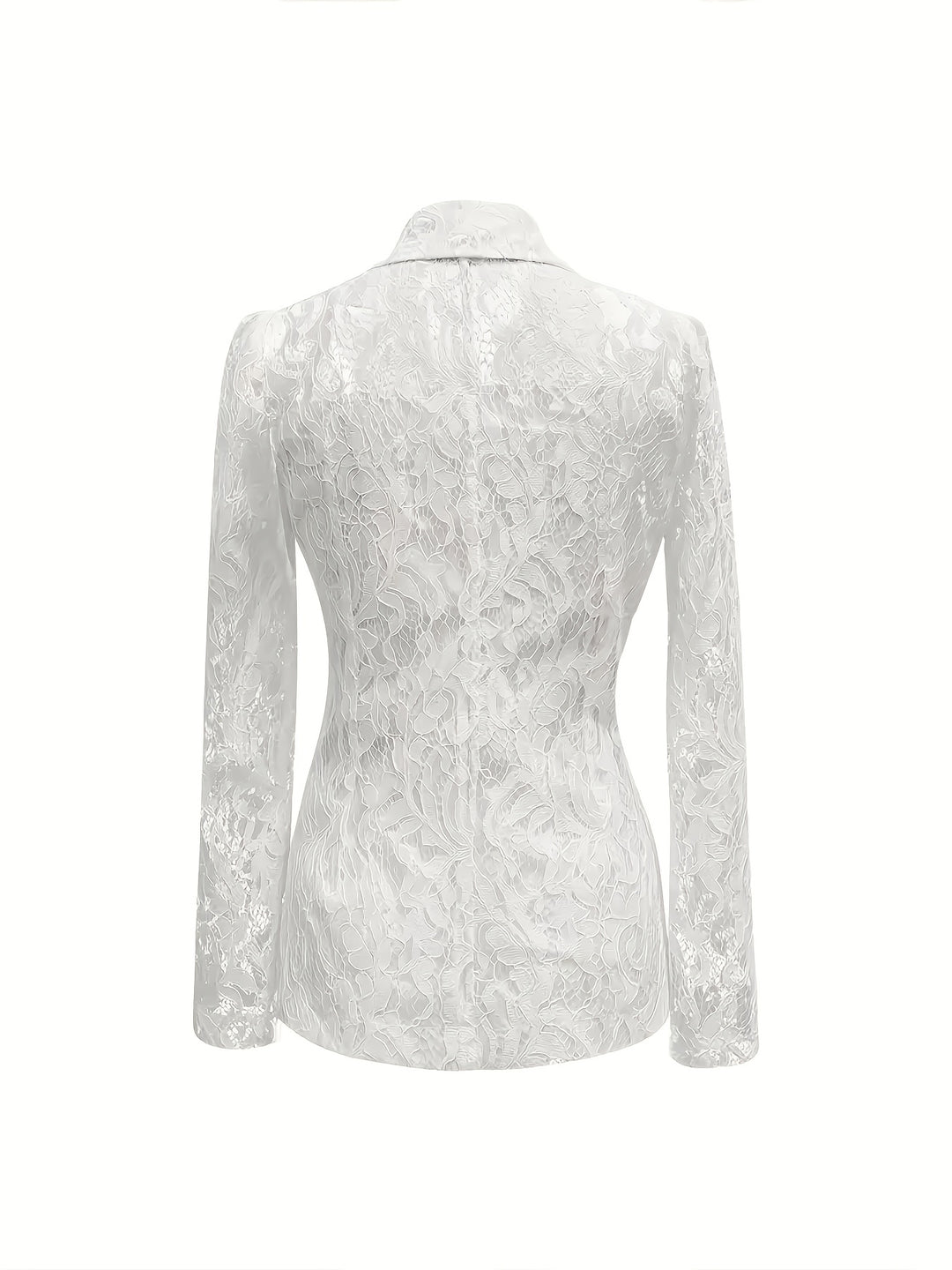 Genevra | Floral Openwork Blazer