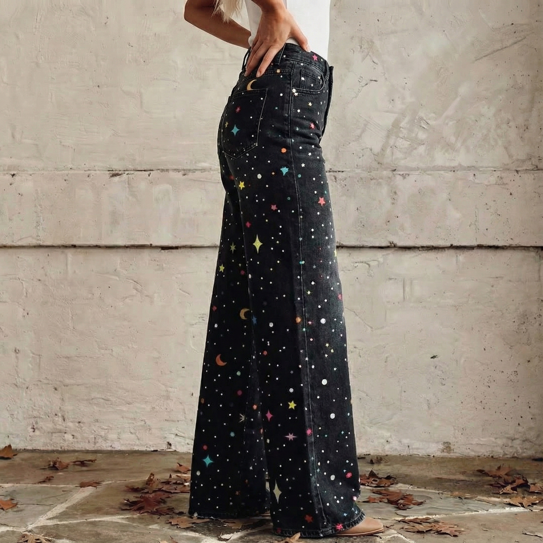 Serena | Celestial Wide-Leg Trousers