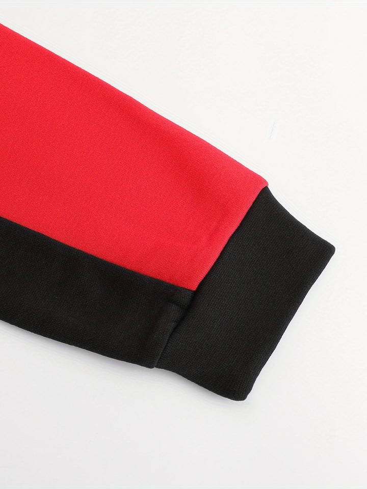 Carter | Colour Block Hooded Zip Jacket
