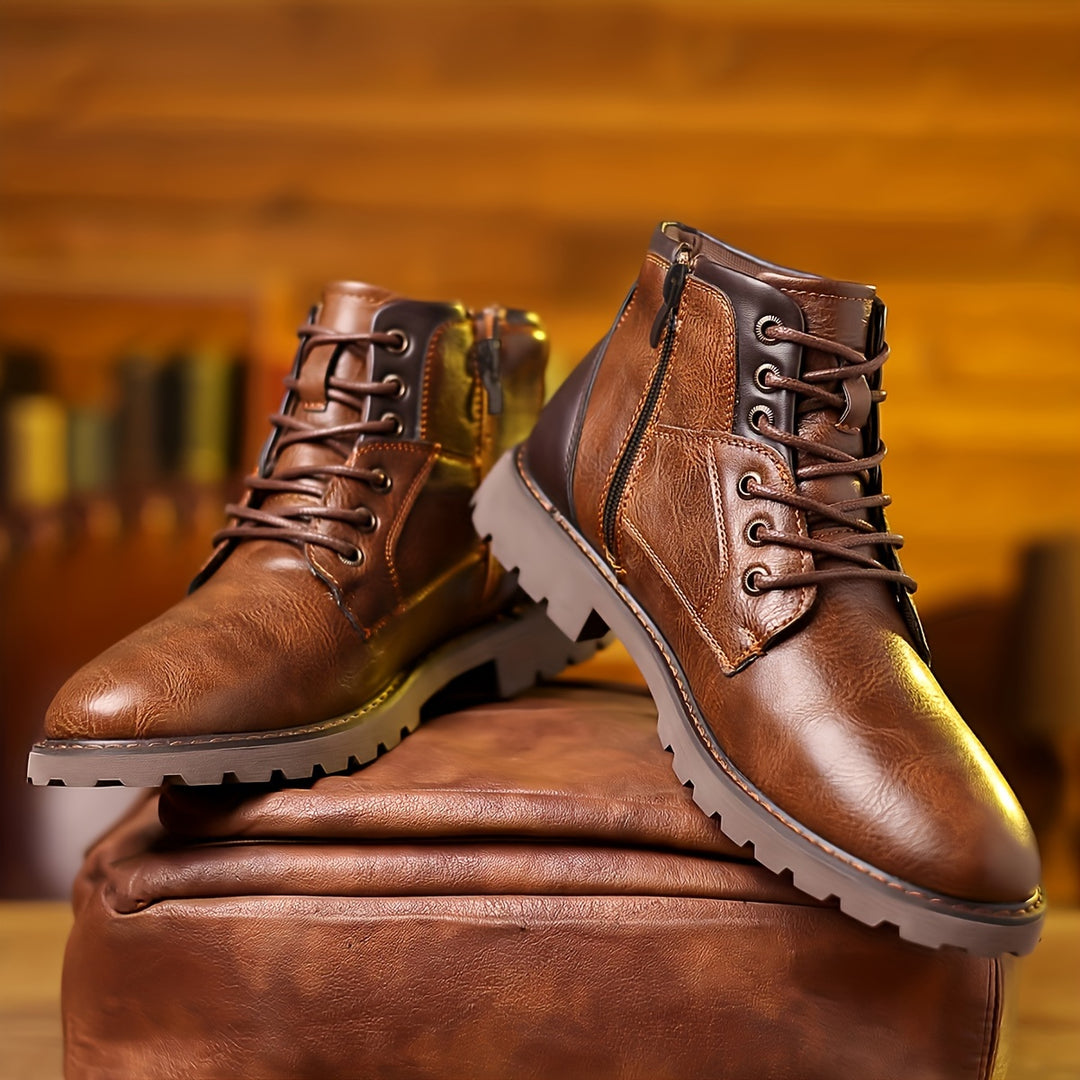 Rhett | Rugged Lace-Up Ankle Boots