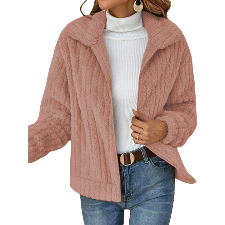 Laurel | Cosy Textured Zip Jacket