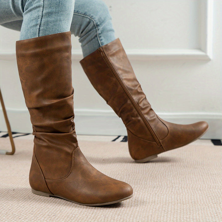 Felicity | Slouch Mid-Calf Boots