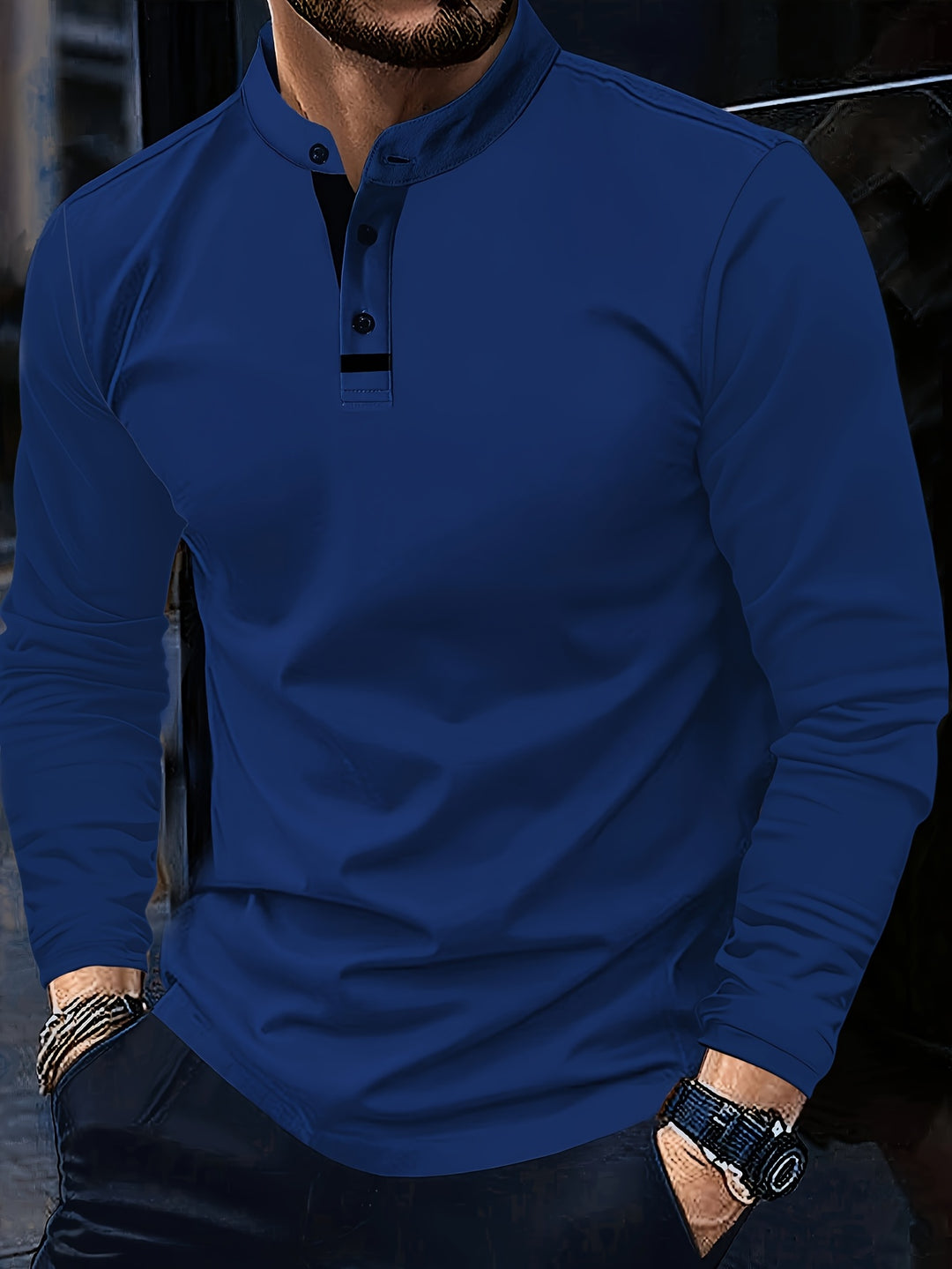 Clayton | Refined Long-Sleeve Polo Shirt