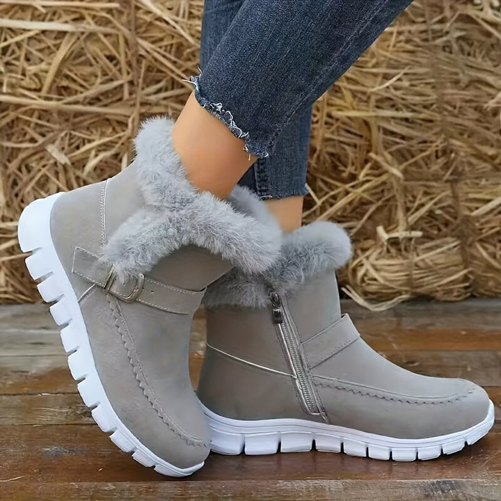 Fern | Cosy Cuffed Winter Ankle Boots