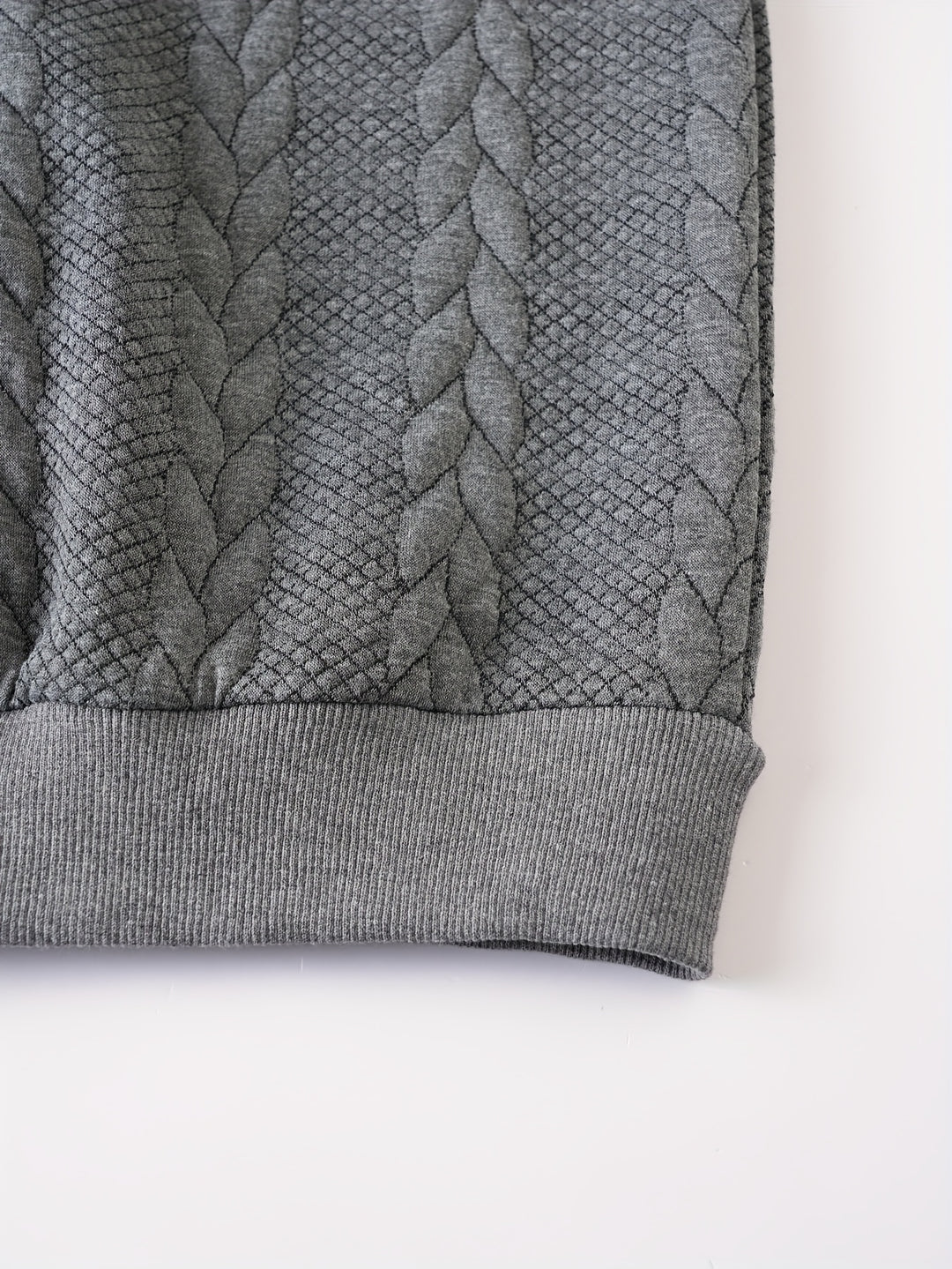 Harvey | Textured Half-Zip Pullover