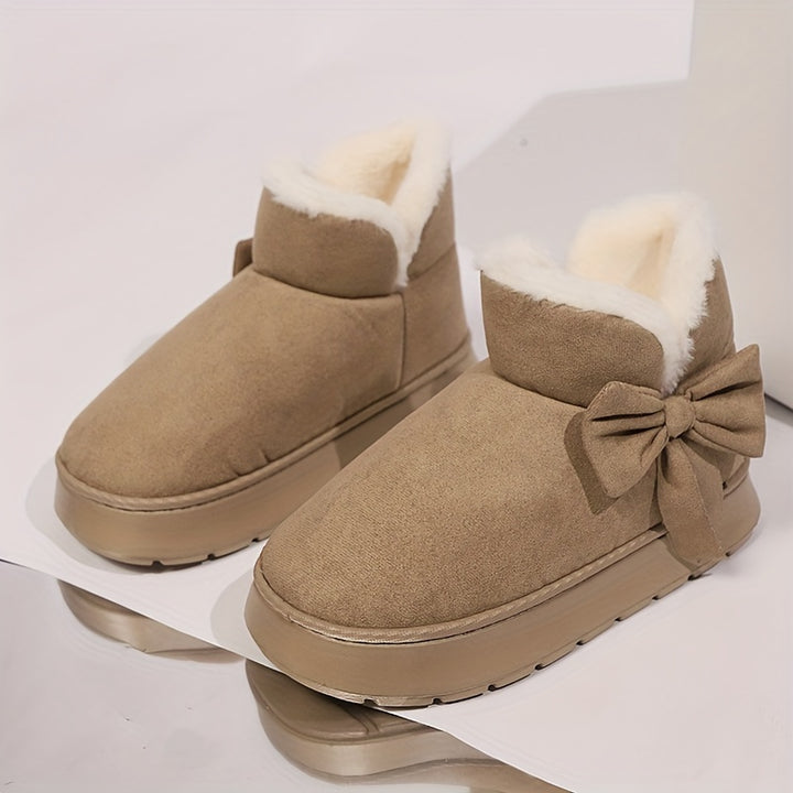 Marnie | Cosy Bow-Detail Ankle Boots