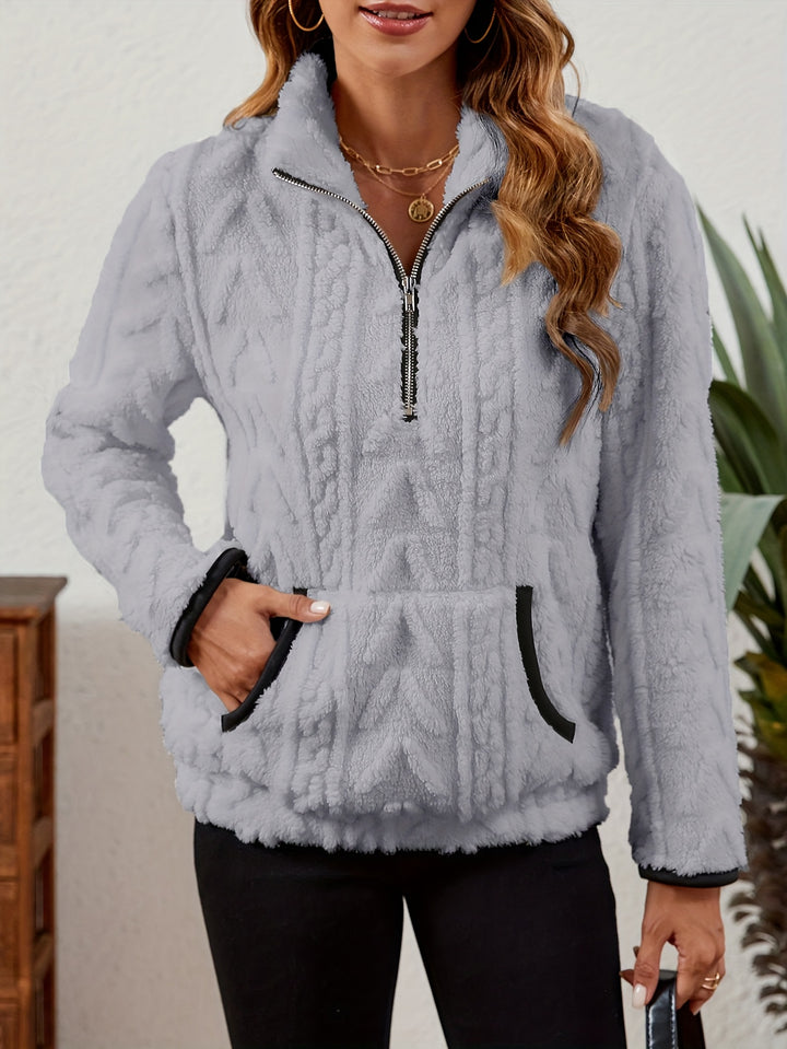 Juniper | Textured Half-Zip Pullover