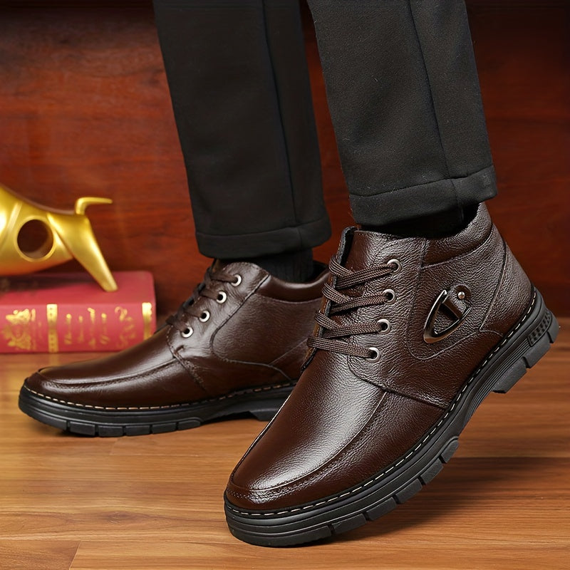 Douglas | Cosy High-Top Lace-Up Boots