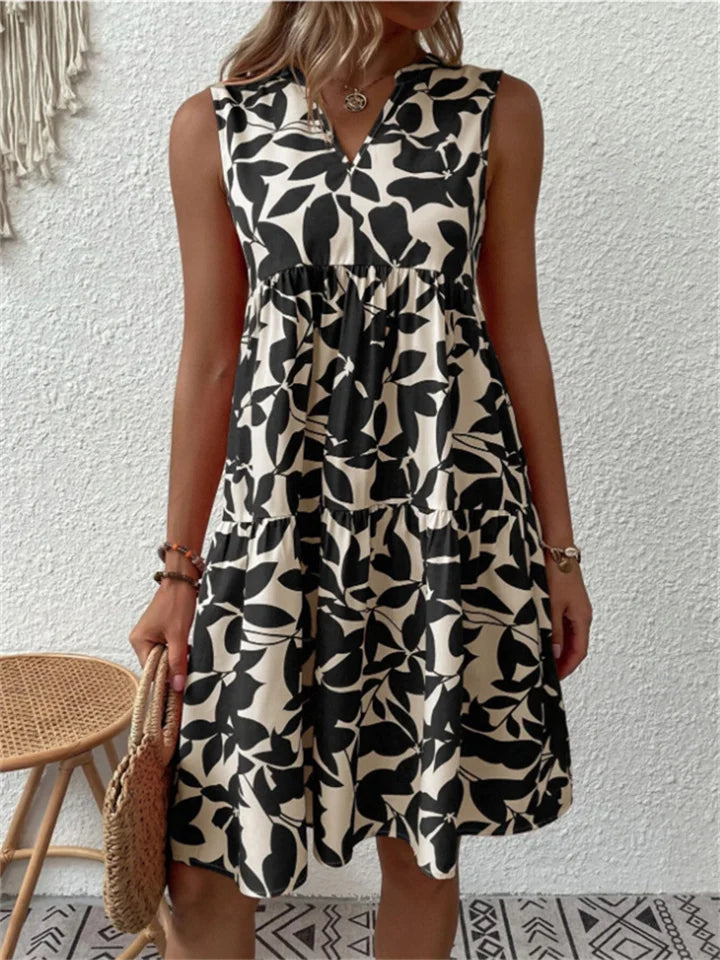 Marigold | Breezy Tiered Sleeveless Dress