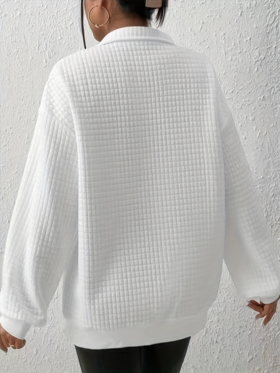 Elspeth | Relaxed Quarter-Zip Sweater