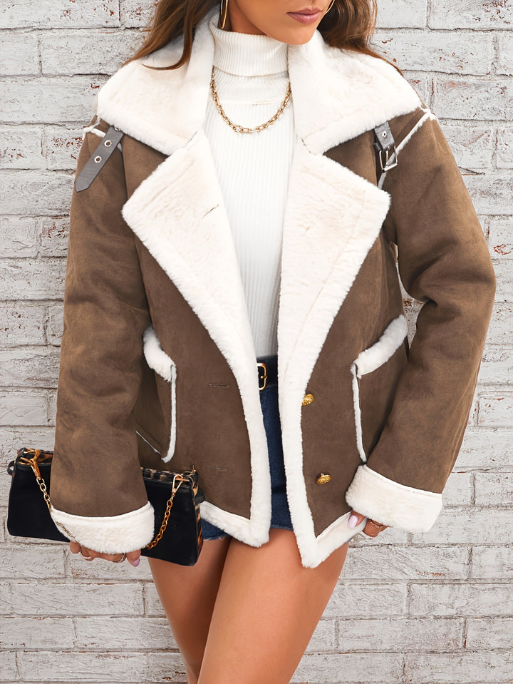 Cordelia | Cosy Shearling-Trim Jacket