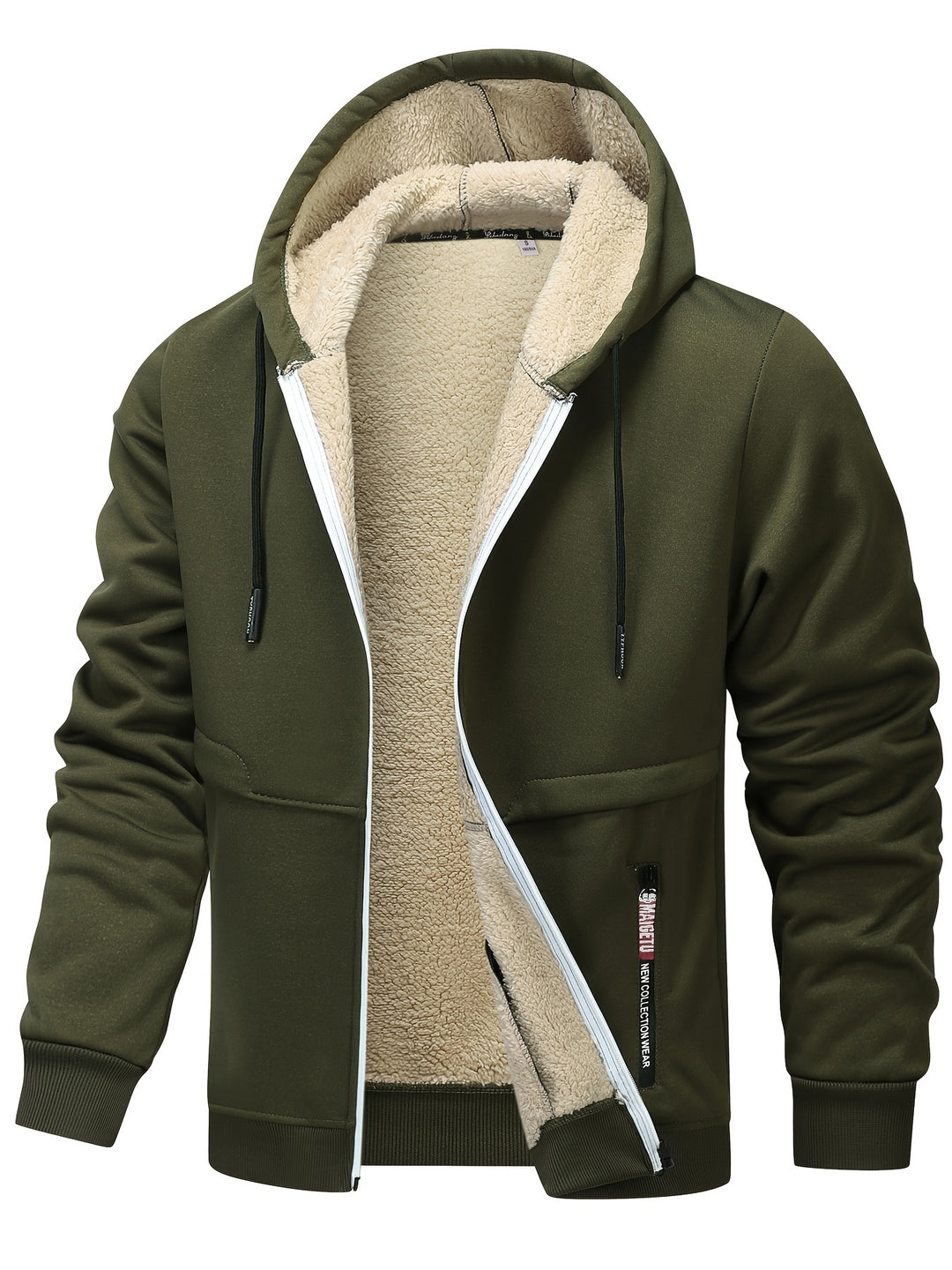 Leonard | Cosy Hooded Zip-Up Jacket