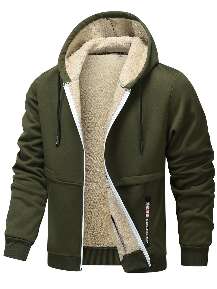 Leonard | Cosy Hooded Zip-Up Jacket