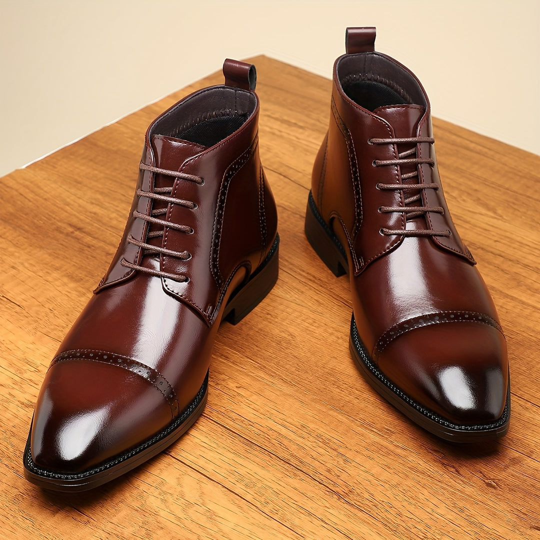 Harlan | Cap-Toe Ankle Boots