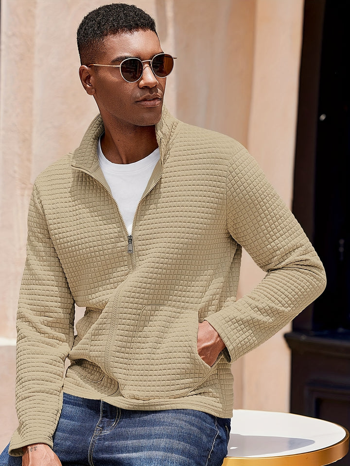 Weston | Textured Zip-Up Jacket
