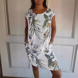 Suzanne | Botanical Print Summer Dress