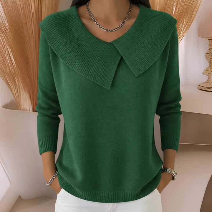 Rosetta | Soft Collar Knit Jumper
