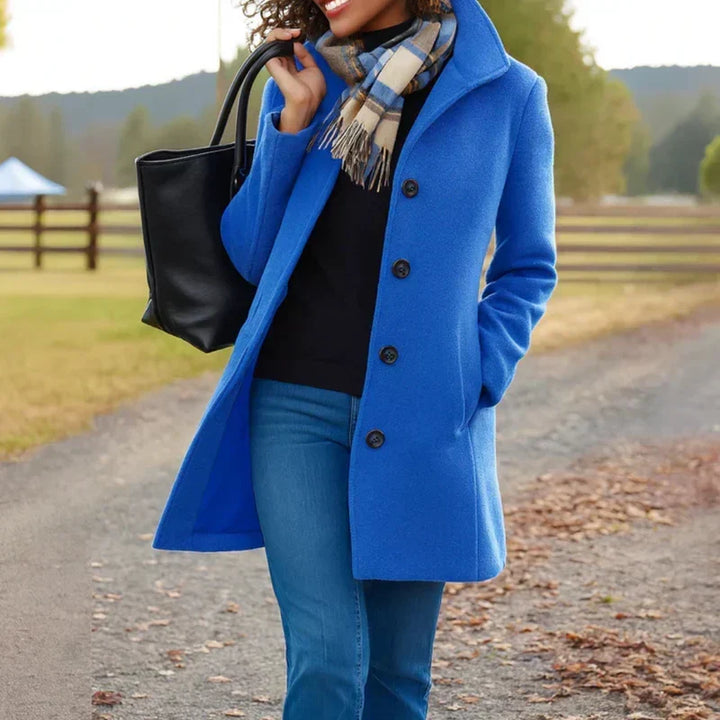 Brigitte | Tailored Single-Breasted Coat