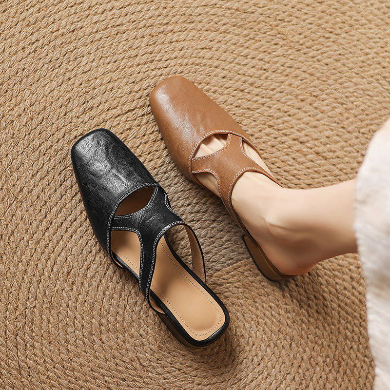 Wynne | Elegant Block-Heel Mules