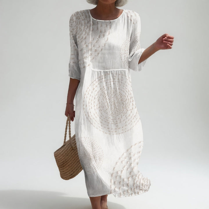 Livia | Textured Midi Dress