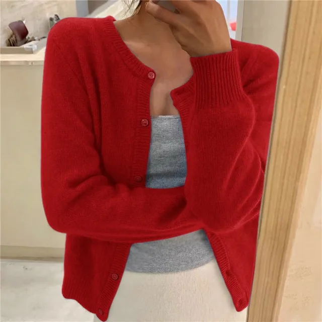 Antoinette | Soft Round-Neck Cardigan