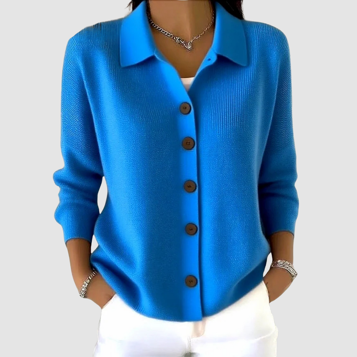 Millie | Button-Up Collared Cardigan
