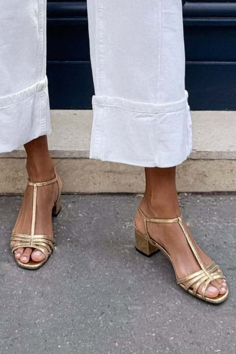 Lucille | Strappy Block-Heel Sandals