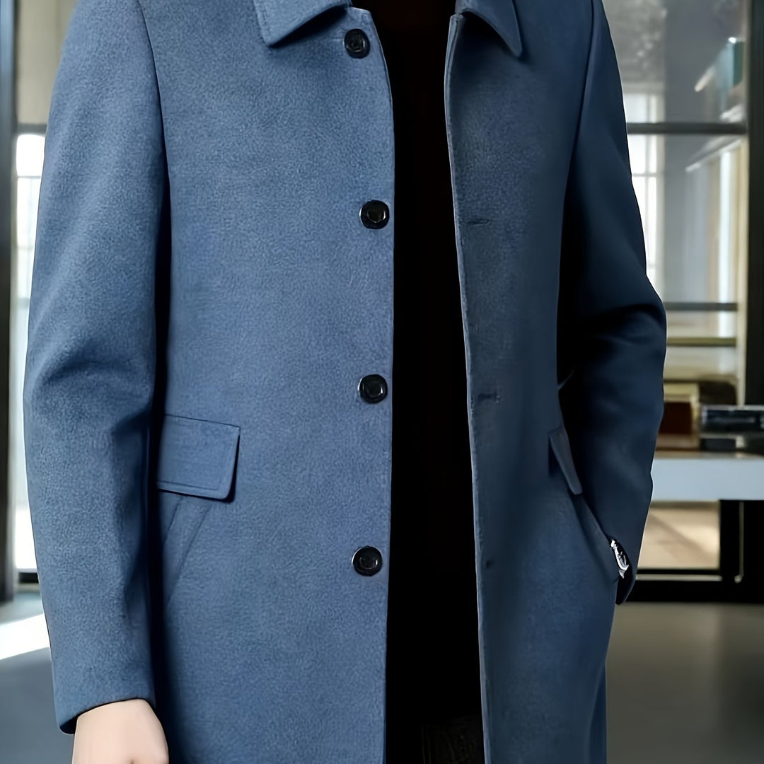 Harlan | Refined Single-Breasted Overcoat
