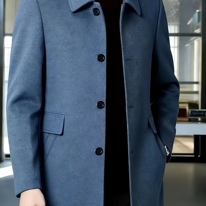 Harlan | Refined Single-Breasted Overcoat