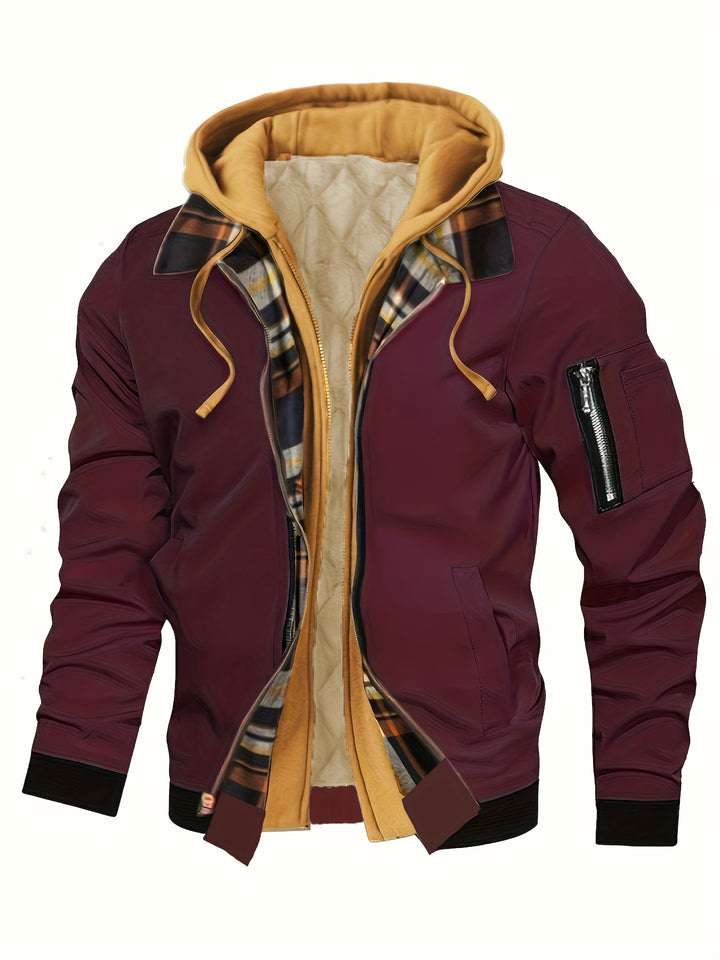 Everett | Insulated Hooded Zip Jacket